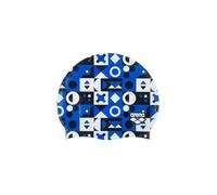 Printed swim cap for kids Arena Gris TU