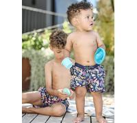 Printed Swim Shorts for Baby Boys, Family Capsule Collection ink blue