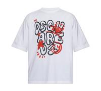 Printed T-Shirt - male - Dsquared2 - T-Shirts - White - S - Tops S