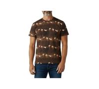 Printed T-shirt, male, Paul Smith, T-Shirts, Brown, 2XL, Tops 2XL
