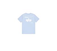 Printed T-shirt on the back Alpha Industries Label Bleu S