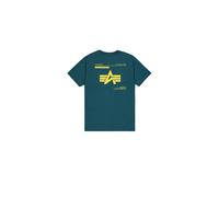 Printed T-shirt on the back Alpha Industries Label Vert XL