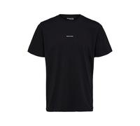 Printed T-shirt Selected Aspen Noir L