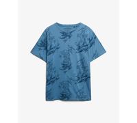 Superdry Classic Ess Rlxd Printed Short Sleeve T-shirt Blue S Men