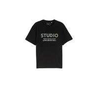 Printed T-shirt Tom Tailor Denim Relaxed Noir S