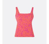 Printed Tankini Top Exotic Print