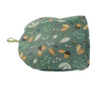 Printed Tea Cozy Teapot Cover with Thick Cotton Padding | Decorative Insulation, Handle Design with Hanging Loop, Fits Glass Teapot and Kettle, Tea Party Travel Use