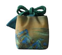 Printed Teaware Storage Bag Outdoor Travel-Tea-Bag Thickened Cotton Teacup-Teapot Bag Portable Empty Tea Container