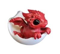 Printed Tiny Cute Dragon, Newborns Dragon In Egg, Baby Dragon In Eggshel, Cute Dragon Small Figurine, Resin Art Dragon Statue Desktop Ornaments For Home Offices