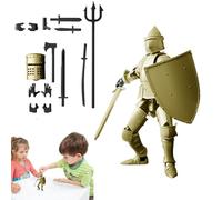Printed Toy Figure, Printed Action Figure, Decorative Office Craft, Collectable Multi-Articulated Action Figure for Collectors, Desk Decoration Toy