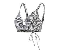 Printed Triangle Bikini Top Women Speedo Noir 42