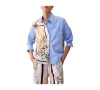 Printed Twill and Poplin Shirt - female - Liu Jo - Shirts - Multicolor - L - Blouses & Shirts L