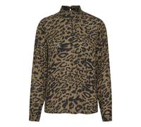 Printed women's blouse KAFFE Amber Marron 44