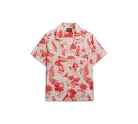 Printed women's shirt Superdry Beach Rouge XL