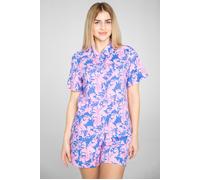 Printed Woven Shirt & Shorts Set Enorsia Pink 14