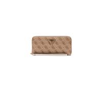 Printed Zip Wallet with Multiple Pockets - female - Guess - Wallets & Cardholders - Beige - ONE SIZE - Accessories ONE SIZE