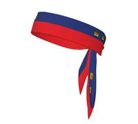 PrintedFlag of Liechtenstein Headband Unisex – Adjustable Elastic Sweat Band for Fitness Sports Soft Breathable