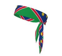 PrintedFlag of Namibia Headband Unisex – Adjustable Elastic Sweat Band for Fitness Sports Soft Breathable