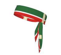 PrintedFlag of the Chechen Republic Headband Unisex – Adjustable Elastic Sweat Band for Fitness Sports Soft Breathable
