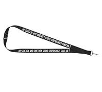 printedproducts My sarcasm and sincerity sound surprisingly similar !! Funny Lanyard for holding a name badge, ID card or keys.
