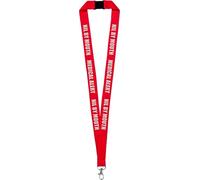 printedproducts NIL BY MOUTH Medical Alert Lanyard x 1 for holding a name badge, ID card or keys.