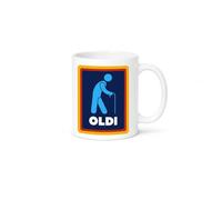 Printella studio Funny OLDI Mug for Men | Novelty Coffee Mug Gift for Dad, Grandpa, Husband | Humour Joke Cup | Birthday, Retirement Gift | 11oz Ceramic Mug