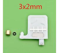 【Printer Accessorie】 10pcs Eco solvent printer DX4 DX5 ink damper for Epson XP600 TX800 print head For Mutoh Galaxy Allwin Xuli ink dumper with Nut 【replaceable】 (Color : 12)