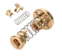【Printer accessories】 3D Printer T8 Anti Backlash Spring Loaded Nut Pitch 2mm Compatible with 8mm Threaded Rod Lead Screw