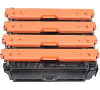【Printer accessories】 508A Toner Cartridge Replace for HP 508A CF360A for HP Color Laserjet Pro M552DN M553N M553X M553DN Printer,Clear Printing Effect Black Yellow Cyan Magenta with Chip 2 pcs Black
