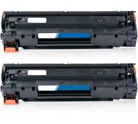 【Printer accessories】 CC388A Compatible with Toner Cartridge Replacement for HP CC388A for HP P1007 P1008 P1106 P1108 M1136 M126A Printer,Work Efficiently Environmental Protection 2 pcs Black