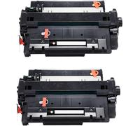 【Printer accessories】 CE255A Compatible with Toner Cartridge Replacement for HP CE255A for HP Laserjet Enterprise P3015 3015d 3015dn 3015x LBP6750dn M521dw 521dn 525f 525c 52 Printer 2 pcs Black