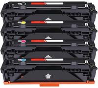 【Printer accessories】 CRG-054 Toner Cartridges Compatible with for Canon CRG-054 for Canon MF642cdw Printer,Office Supplies Black Yellow Cyan Magenta Clear Printing Effect Combination