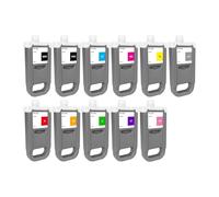 printer accessories, PFI2700 PFI-2700 Ink Cartridge，Compatible for Canon Image PROGRAF GP2000 GP4000 Printer With 700ML Pigment,for office(PFI-2700C)