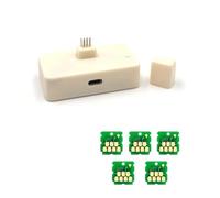 【Printer accessories】 SC23MB S13S210125 S2101 Maintenance Ink Tank Chip & Resetter Compatible with Epson SureColor F170 SC-F170 Dye - Sublimation Printer(Resetter W 5 chip)