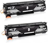 【Printer accessories】 Toner Bank Compatible with Toner Cartridge Replacement for HP 88A CC388A for HP P1007 P1008 P1106 P1108 Pro M1136 M1213nf Printer,Wide Compatibility Educational Supplies 2 pcs Bl
