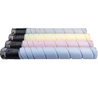 【Printer accessories】 Toner Bank Compatible with Toner Cartridge Replacement for Konica Minolta Bizhub TN221 for Konica Minolta Bizhub C227 C287 C7528 Printer,Black Yellow Cyan Magenta Combination