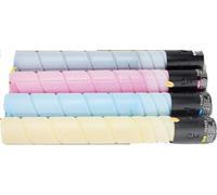 【Printer accessories】 Toner Bank Compatible with Toner Cartridge Replacement for Konica Minolta TN221 for Konica Minolta Bizhub C227 C287 C7528 Printer,Office Products Clear Printing Effect Yellow