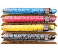 【Printer accessories】 Toner Bank Compatible with Toner Cartridge Replacement for Ricoh MPC2500 for Ricoh MPC2000 MPC2500 MPC3000 MPC2525 MPC3030 Printer,Black Yellow Cyan Magenta Work Efficien Combina