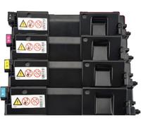 【Printer accessories】 Toner Bank Compatible with Toner Cartridge Replacement for Ricoh SP C352c for Ricoh C352dn Printer,Black Yellow Cyan Magenta Educational Supplies Work Efficiently 2 pcs Black