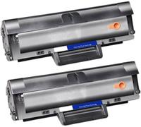 【Printer accessories】 Toner Bank Compatible with Toner Cartridge Replacement for W1110A 136W for HP 110A 108W MFP136A 136NW Printer,Clear Printing Effect Yields Up to 2,500 Pages 2 pcs Black
