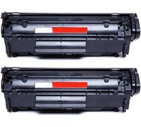 【Printer accessories】 Toner Cartridge 12A 2612A Works for HP Laserjet MFP1018 HM1005 1010 1015 1020 1022 3015 3020 3030 3050 3052 3055 Series Monochrome Laser Printer, Yields Up to 2,000 2 pcs Black