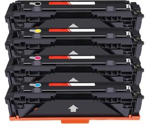 【Printer accessories】 Toner Compatible with Toner Cartridge Replacement for Hp 202a Cf500a Cf501a Cf502a Cf503a for Hp Color Laserjet Pro M254nw M254dw M280nw M281fdn M281fdw Printer Cyan