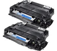 【Printer accessories】 Toner Compatible with Toner Cartridge Replacement for HP 55A 55A for HP CE255A P3011 P3015n P3016 M521dw M525dn Printer,High Capacity Work Efficiently 2 pcs Black