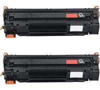 【Printer accessories】 Toner Compatible with Toner Cartridge Replacement for HP CC388A for HP P1108 P1106 M126a M1213nf M1216nfh Printer,Wide Compatibility Work Efficiently Office Products 2 pcs Black