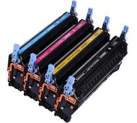 【Printer accessories】 True Image Compatible with Toner Cartridge Replacement for HP 642A CB400A CB401A CB402A CB403A for Hp Color Laserjet CP4005 CP4005DN CP4005N Printer 2 pcs Black