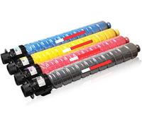 【Printer accessories】 True Image Compatible with Toner Cartridge Replacement for Ricoh Compatible with MP C2003 for Ricoh Compatible with MP 2503 2011 DSC1025 1020 1120 Printer,Black Yellow Cyan Magen