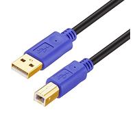 Printer Cable 10m, Youii USB 2.0 Type A to B Lead,USB A Male to B Male Scanner Cord for HP, Canon, Lexmark,Dell, Xerox, Samsung etc.