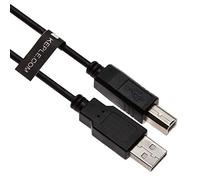 Printer Cable Lead 3ft for HP Envy 4520, 4524, 5540, 5640, Deskjet 1110 (F5S20B), 1512, 2130, (F5S40B), 3630, 3632, 3636, 3637 Wireless Inkjet Printer Scanner, Printing Cord USB A to B Male