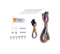 Printer Calibration Probe Set for 3D Printers, Auto Bed Touch Module with Cable Harness and 10 Spare Pins for Maintenance and Daily Care Connector Probe Replacement Part