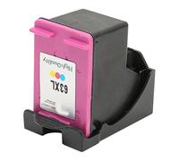 Printer Cartridge, Glossy Inkjet Inkjet Cartridge Perfect Replacement Wide Applicability Large Capacity Sponge for 4510 4511 for 3638 3639 for 3832 3833 H 63XLC Colored